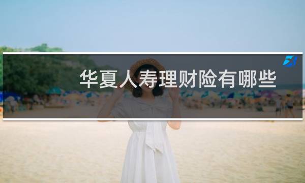 华夏人寿理财险有哪些