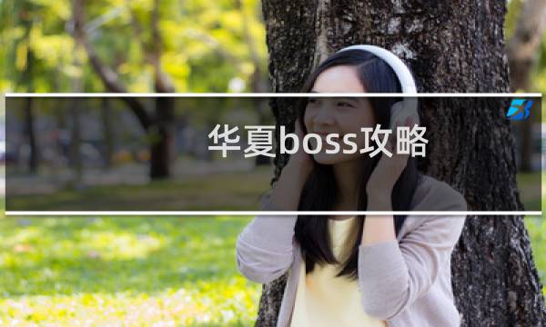 华夏boss攻略