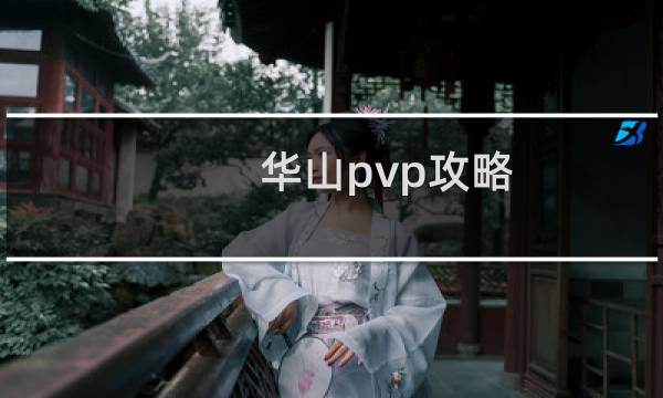 华山pvp攻略