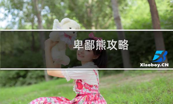 卑鄙熊攻略