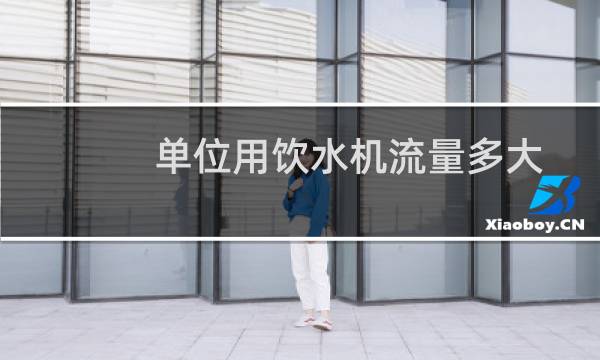 单位用饮水机流量多大