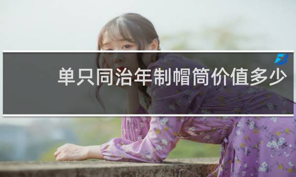 单只同治年制帽筒价值多少