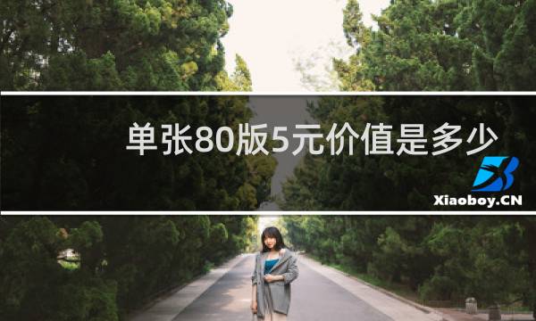 单张80版5元价值是多少