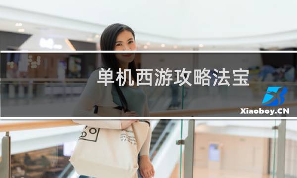 单机西游攻略法宝