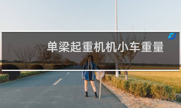 单梁起重机机小车重量