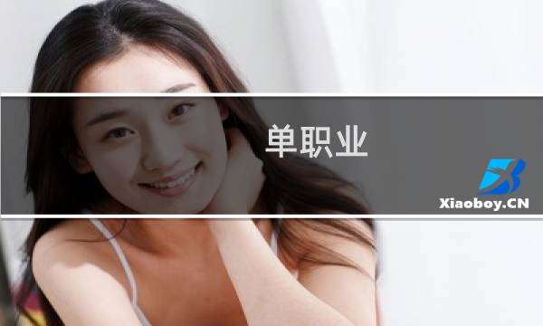 单职业 攻略