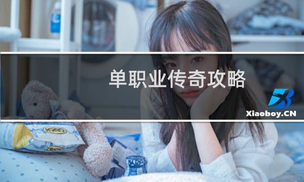 单职业传奇攻略