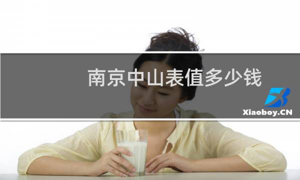 南京中山表值多少钱