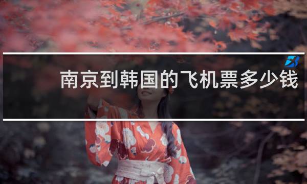 南京到韩国的飞机票多少钱