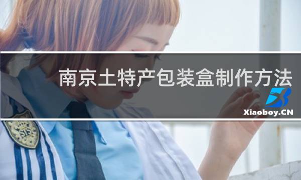 南京土特产包装盒制作方法