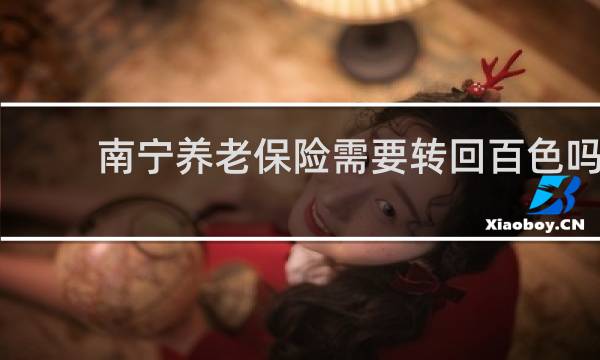 南宁养老保险需要转回百色吗