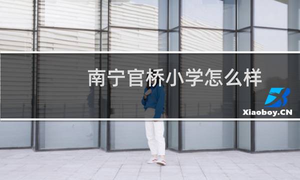 南宁官桥小学怎么样
