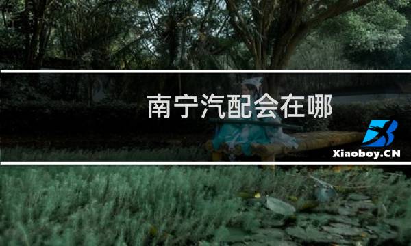 南宁汽配会在哪