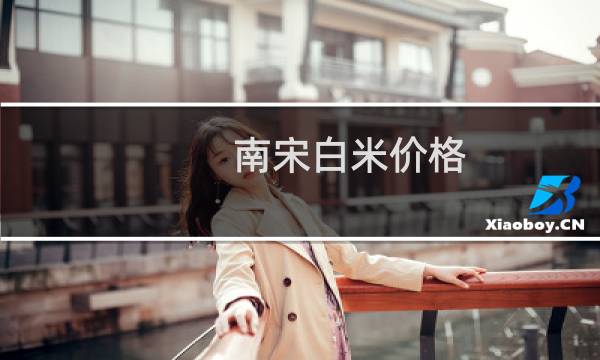南宋白米价格