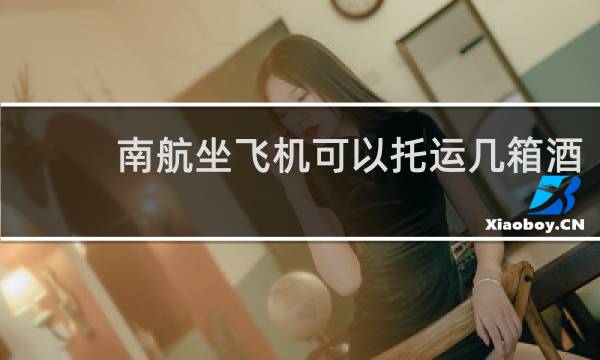 南航坐飞机可以托运几箱酒