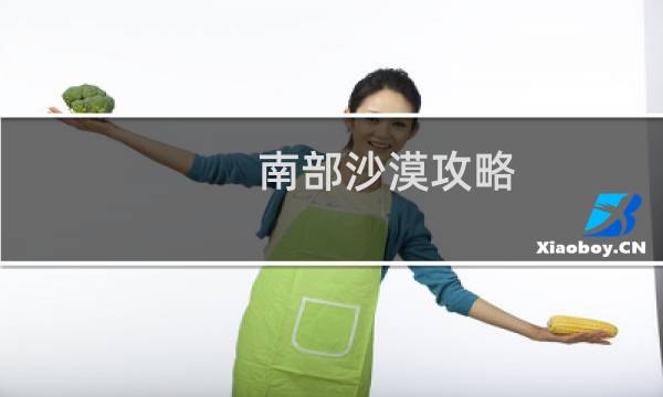 南部沙漠攻略