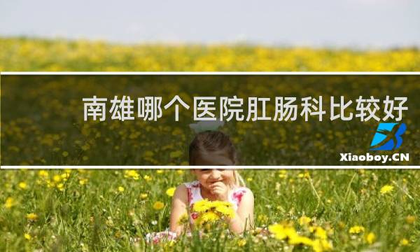 南雄哪个医院肛肠科比较好
