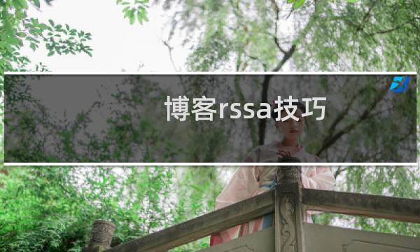 博客rssa技巧