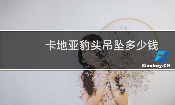 卡地亚豹头吊坠多少钱