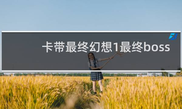 卡带最终幻想1最终boss