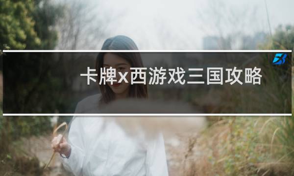 卡牌x西游戏三国攻略