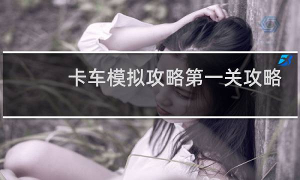 卡车模拟攻略第一关攻略