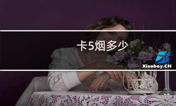 卡5烟多少