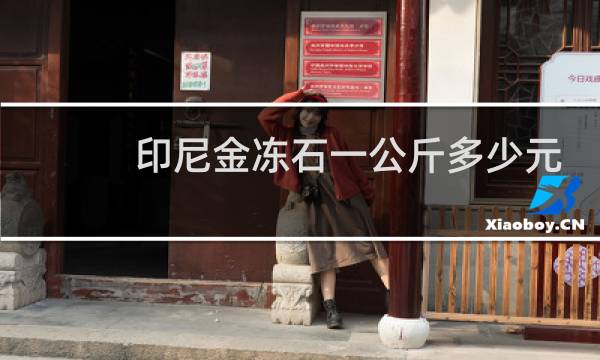 印尼金冻石一公斤多少元