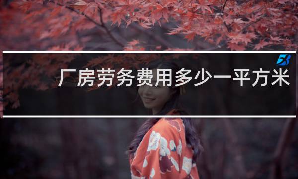 厂房劳务费用多少一平方米