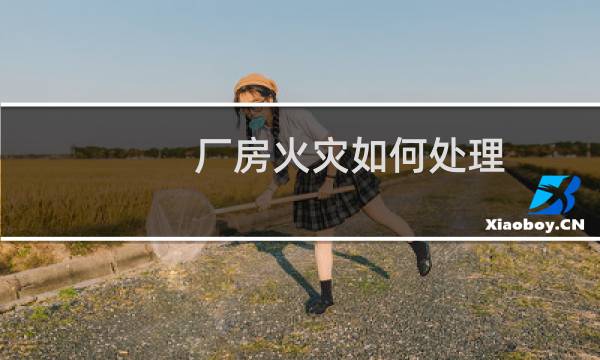 厂房火灾如何处理