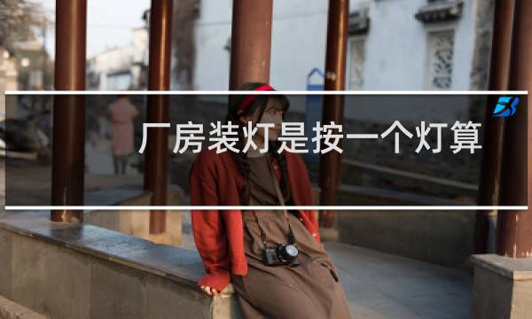 厂房装灯是按一个灯算