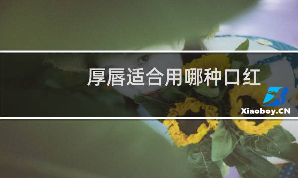 厚唇适合用哪种口红