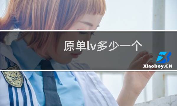 原单lv多少一个