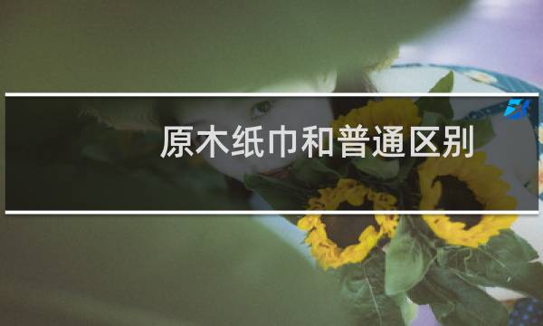 原木纸巾和普通区别