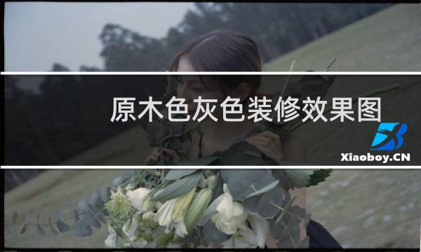 原木色灰色装修效果图