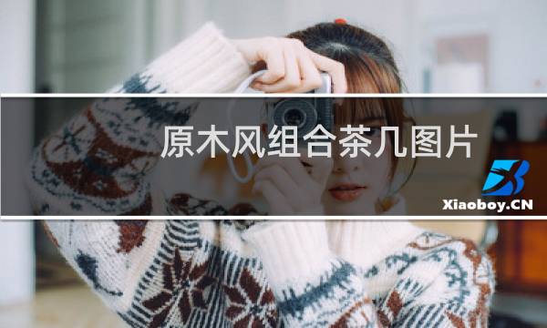 原木风组合茶几图片