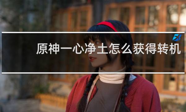 原神一心净土怎么获得转机