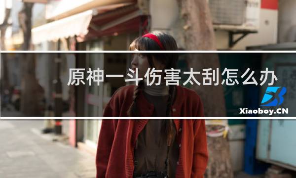 原神一斗伤害太刮怎么办