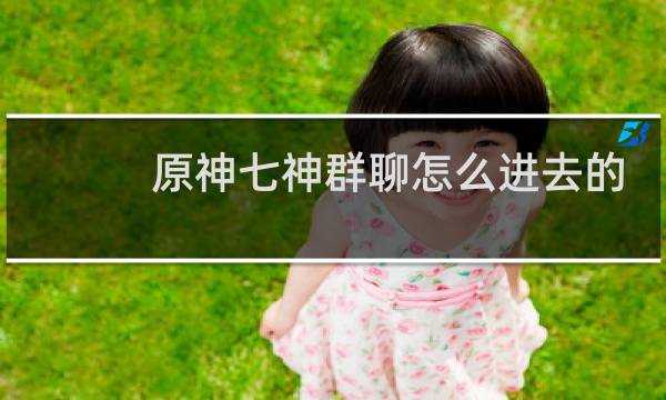 原神七神群聊怎么进去的