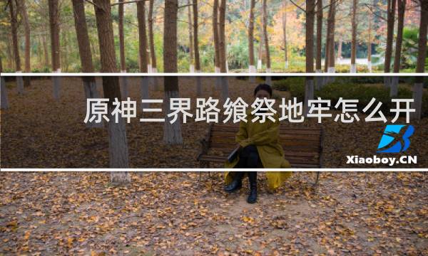 原神三界路飨祭地牢怎么开