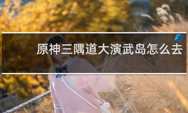 原神三隅道大演武岛怎么去
