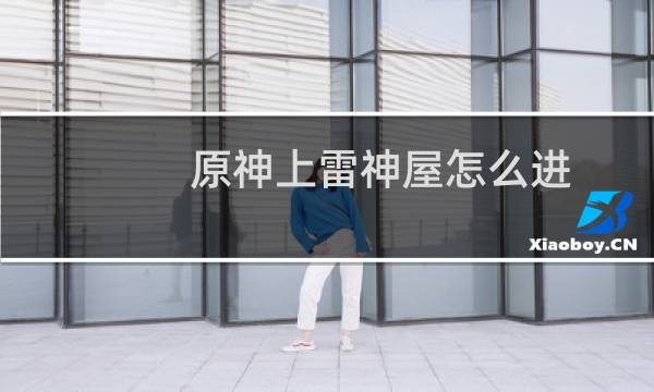 原神上雷神屋怎么进