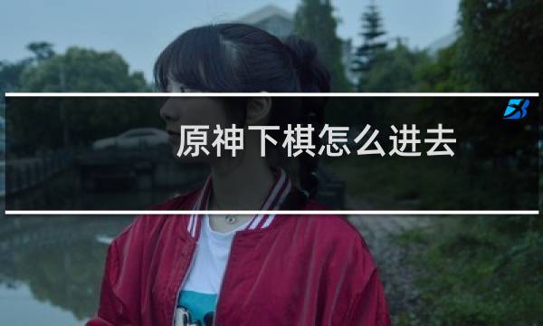 原神下棋怎么进去