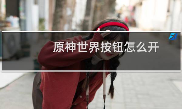 原神世界按钮怎么开