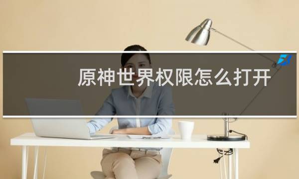 原神世界权限怎么打开