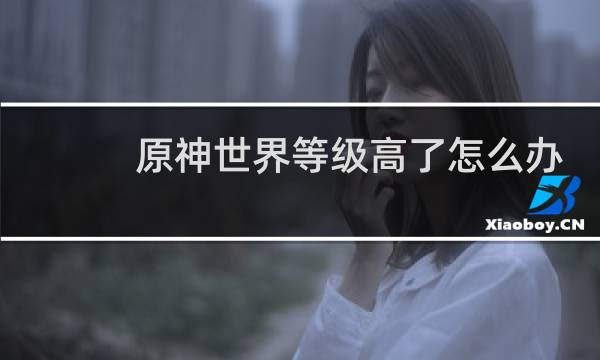 原神世界等级高了怎么办