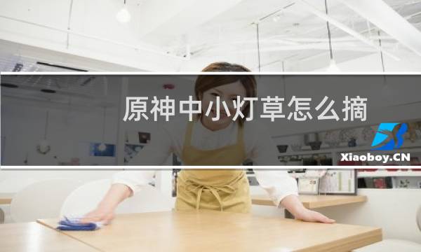 原神中小灯草怎么摘