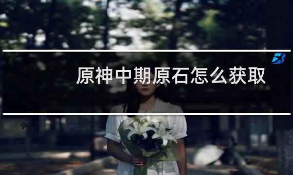 原神中期原石怎么获取