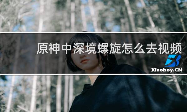 原神中深境螺旋怎么去视频