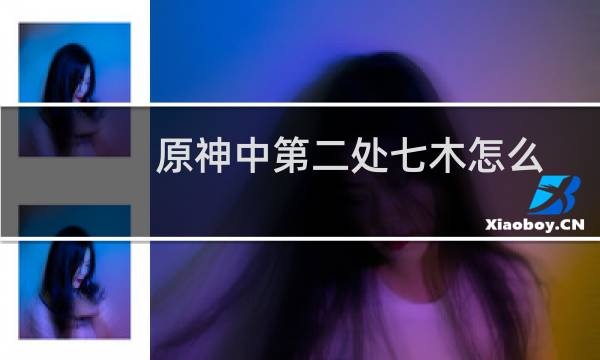 原神中第二处七木怎么